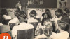 Foto Peringatan Hari Wafatnya Pahlawan Nasional Teuku Umar di Gedung Pertemuan Umum Jakarta, 11 Februari 1956. Tampak Menteri Negara Urusan Bekas Pejuang Indonesia, Sutomo (Bung Tomo) menyampaikan Pidato