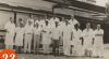 Foto dokter bedah WHO yang mengunjungi ilmuwan medis Indonesia, 23 April 1953.