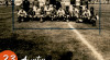 Foto bersama pemain Kesebelasan Persib Bandung dan Kesebelasan Yugoslavia sebelum pertandingan di Lapangan Ikada, 23 Agustus 1953.